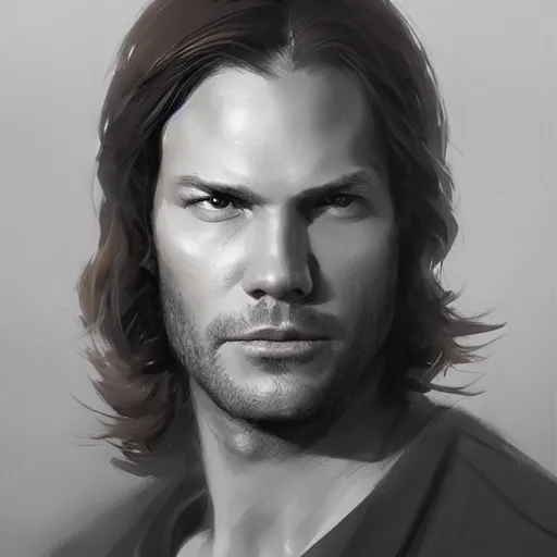 Prompt: “ portrait of jared padalecki by greg rutkowski, young, attractive, highly detailed portrait, scifi, digital painting, artstation, concept art, smooth, sharp foccus ilustration, artstation hq ”