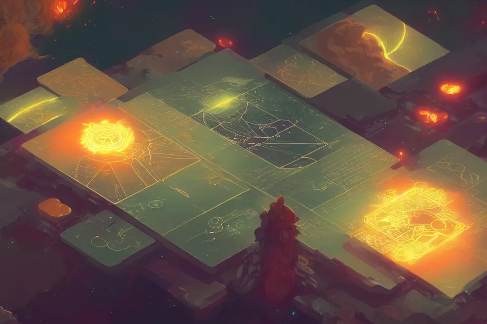 Image similar to beautiful render of user interface, tarot by victo ngai and andreas rocha and greg rutkowski, trending on artstation, unreal engine, 8 k hd wallpaperjpeg artifact, blur, artfact