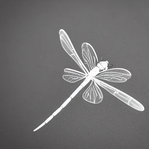 Prompt: dslr photo still of a diagram of a mechanical dragonfly in kanji, 8 5 mm, f 1. 8,