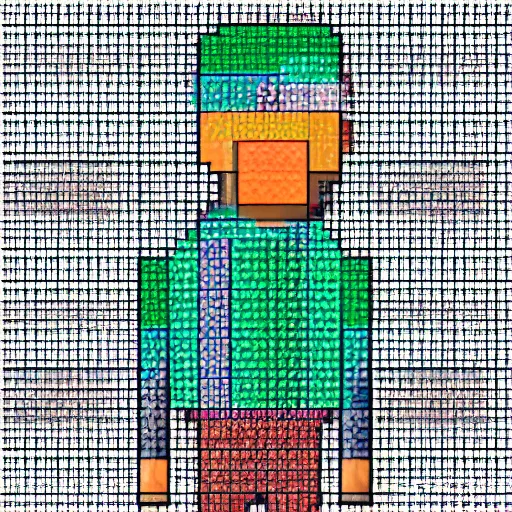 Image similar to a pixelated man