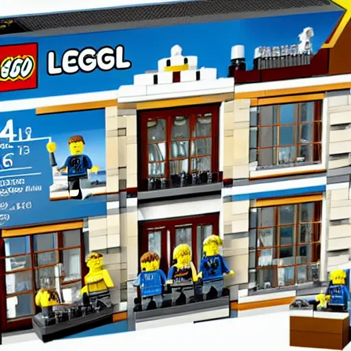 Image similar to fbi raid maralago lego set