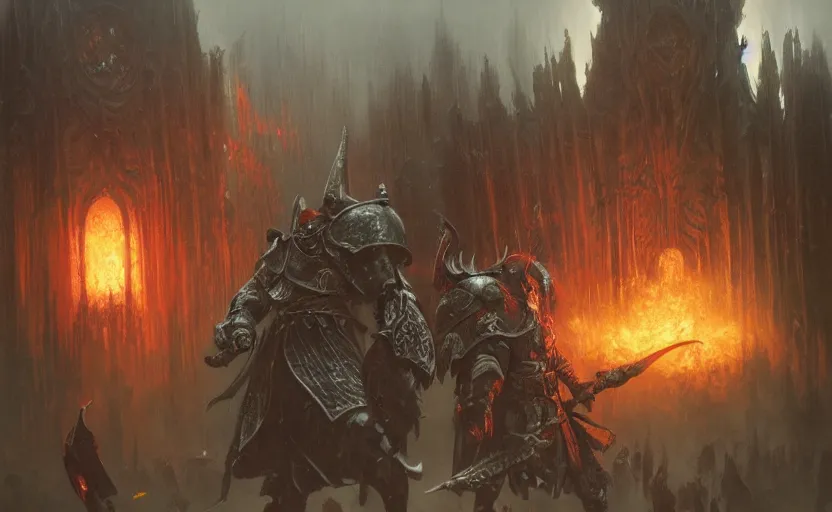 Image similar to stormcast externals, beksinski, wayne barlowe, ruan jia, dark soul concept art, warhammer fantasy art, age of sigma art, for honor charector concept art, the hobbit concept art