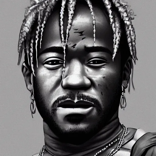 Prompt: lil uzi vert with short legs, realistic, 8 k, ultra details, highly detailed face, sharp focus