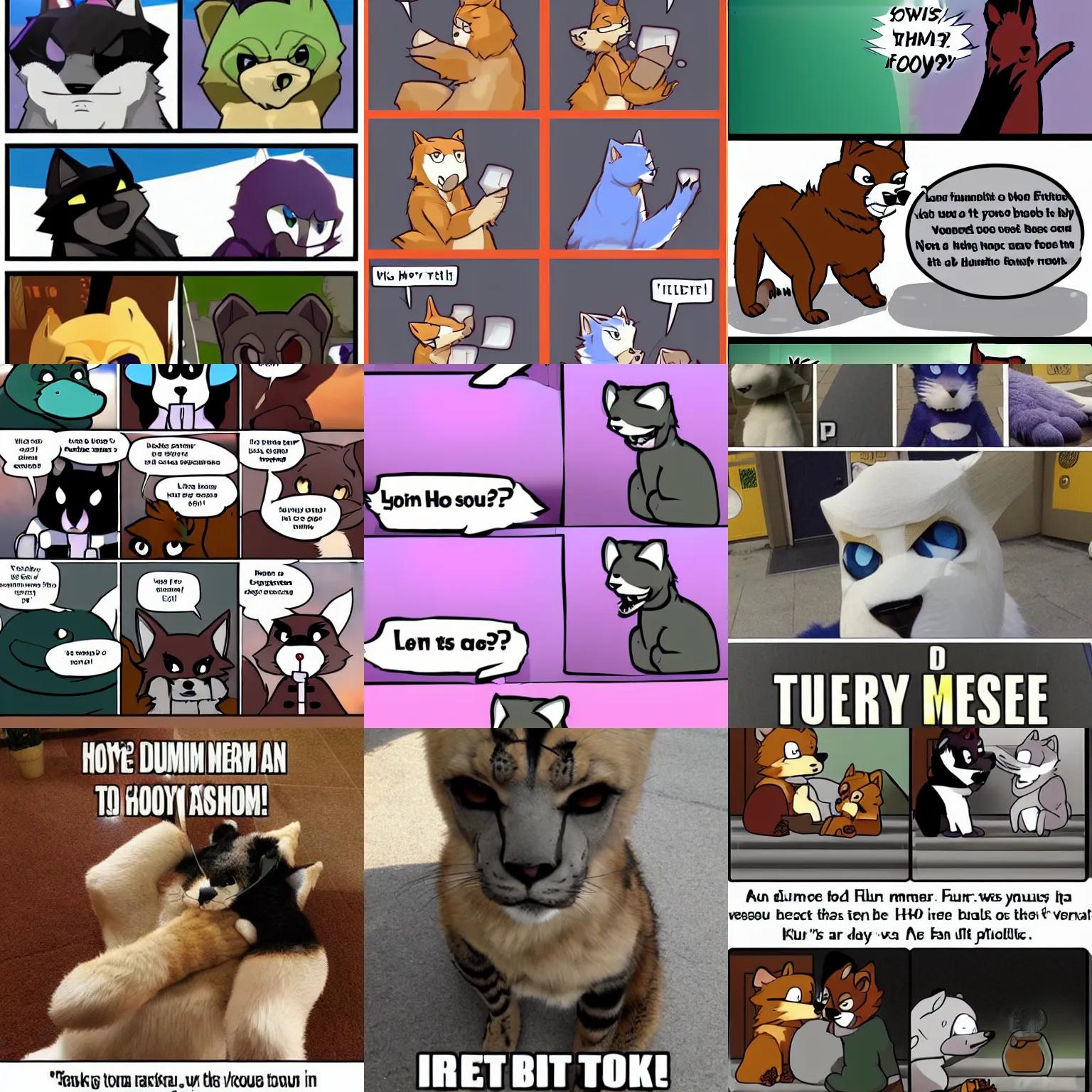Prompt: Some dumb furry block text meme from r/furry_irl.