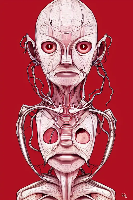 Image similar to radish humanoid, symmetrical, highly detailed, digital art, sharp focus, trending on art station, anime art style