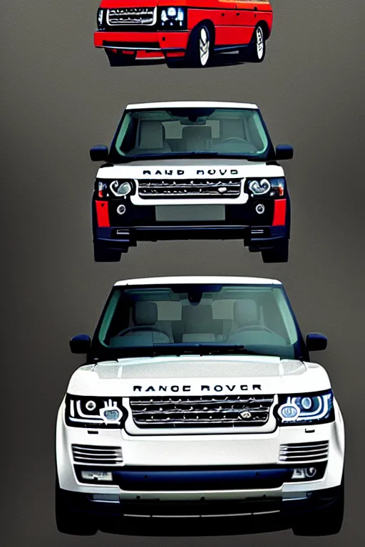 Image similar to drove land rover range rover in hill, aesthetic, popular subject art style, pop art style, by mike swiderek, jorge lacera, ben lo, tyler west,, ultrarealistic, sharp focus, intricate, ultra high definition, ultra resolution details, no duplicate, proportional, shadow effect, baroque environment