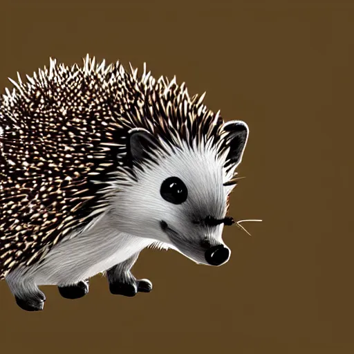 Prompt: game art hedgehog