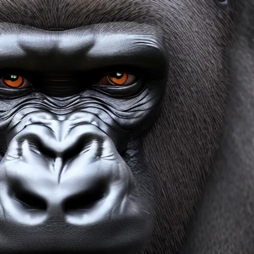 Prompt: a gorilla with Steve Buscemi's face, 8k, ultra realistic, render