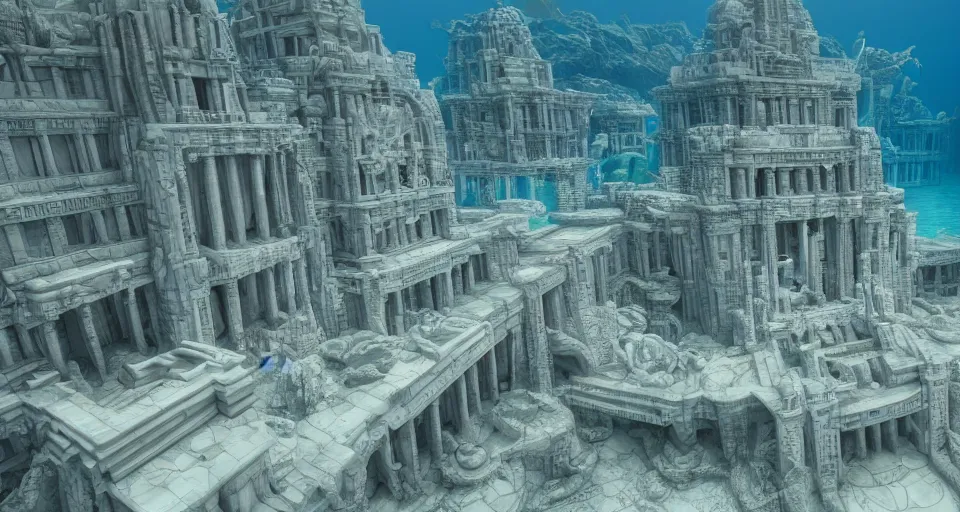 real underwater lost city of atlantis