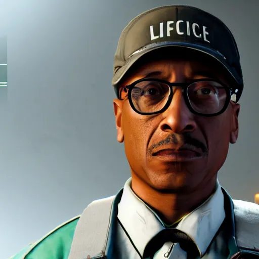 Prompt: gustavo fring in rainbow six siege, 4 k, highly detailed