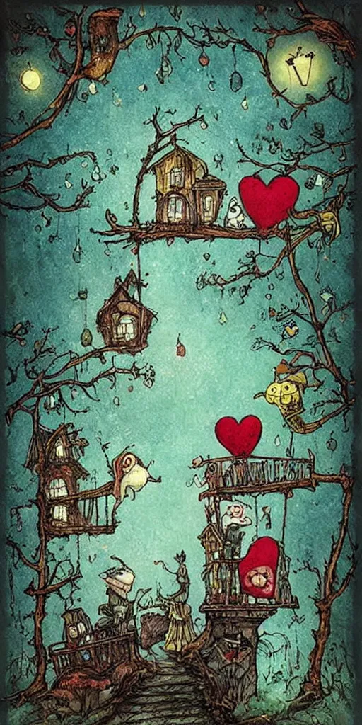 Image similar to a valentine's day scene by alexander jansson