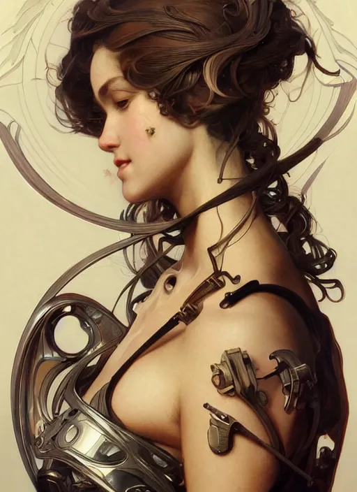 Image similar to mechanical humanoid, masterpiece, intricate, elegant, highly detailed, digital painting, artstation, concept art, smooth, sharp focus, illustration, art by artgerm and greg rutkowski and alphonse mucha and uang guangjian and gil elvgren and sachin teng, symmetry!!