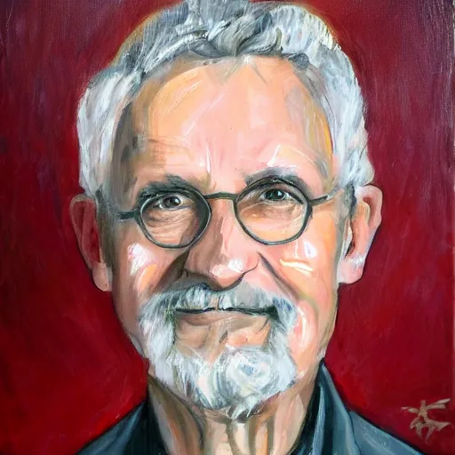 Prompt: portrait by Patrick Kramer