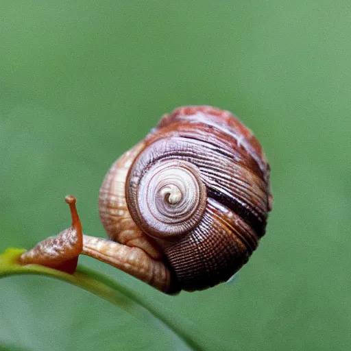 Prompt: snail that looks like a nose