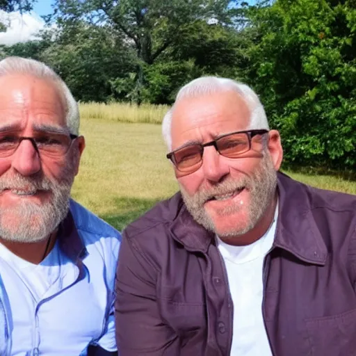 Image similar to the nova twins as 5 0 year old men