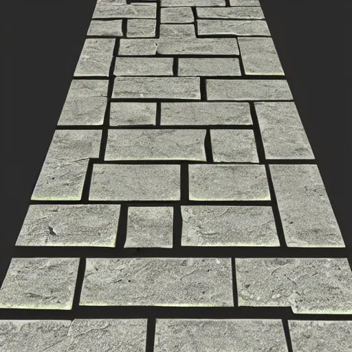 Image similar to uv normal map of stone pathway