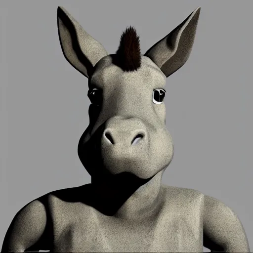 donkey made of concrete artstyle | Stable Diffusion | OpenArt
