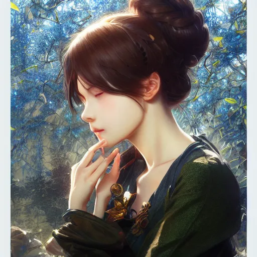 Image similar to ultra realistic illustration, asmr anime, intricate, elegant, highly detailed, digital painting, artstation, concept art, smooth, sharp focus, illustration, art by artgerm and greg rutkowski and alphonse mucha and wlop