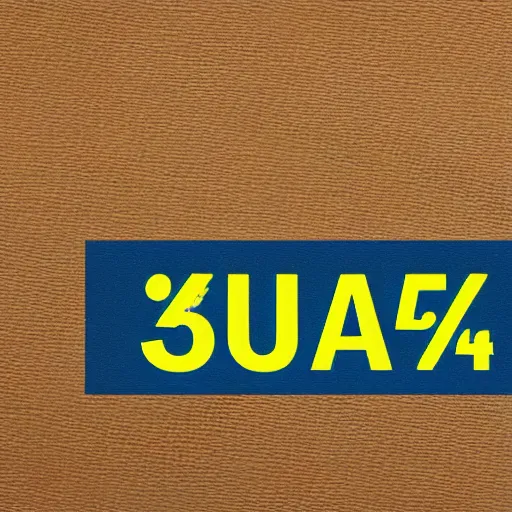 Image similar to yellow text with a black outline that says the number 5 4 %, light blue background