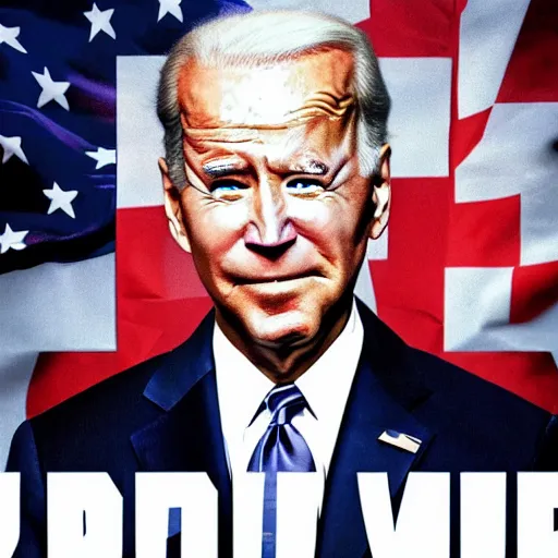 Image similar to movie poster for joe biden war