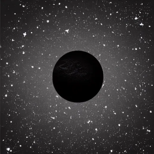 Image similar to black space, no contrrast, starless