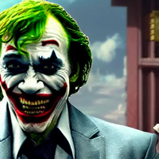 Image similar to film still of Chuck Norris as joker in the new Joker movie