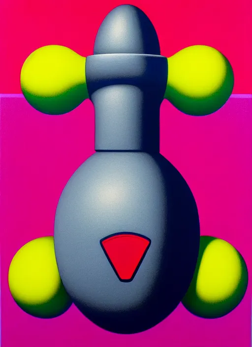 Image similar to 3 d mk 2 grenade by shusei nagaoka, kaws, david rudnick, airbrush on canvas, pastell colours, cell shaded, 8 k,