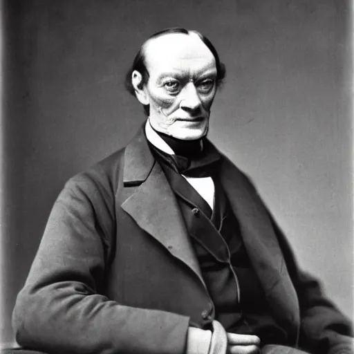 Prompt: photo of Sir Richard Owen visiting horniman museum in London 1851 , ultra realistic , sharp-focus , with depth of field, symmetrical faces, rule of thirds , renderman , hd, ultra-hd,