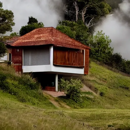 Image similar to house in the cloud