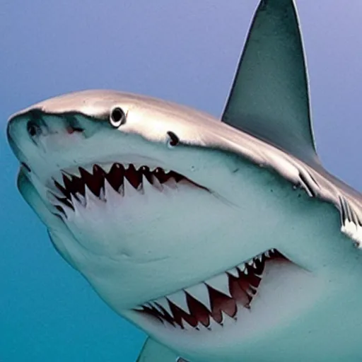 Prompt: a shark with the face of Senator Marco Rubio