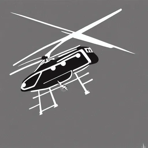 Image similar to an helicopter riding another helicopter, vector art, pixiv, funny, colorful, uhd, minimalist, pretty, tending on artstation, flat shading, deviantart hd