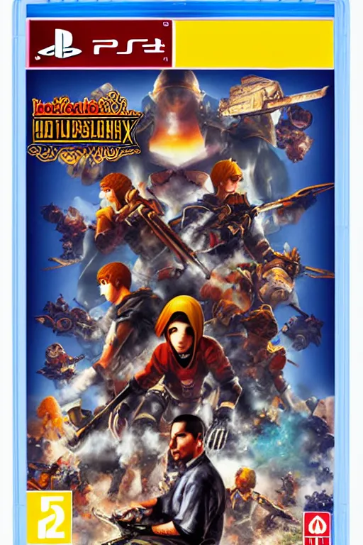 Playstation 2 Game Box Keyart Stable Diffusion OpenArt