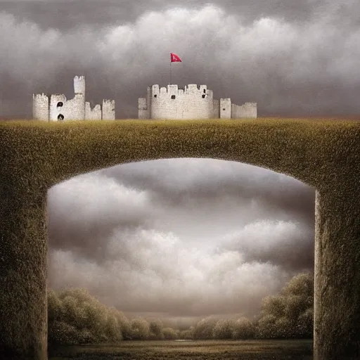 Image similar to castle in clouds by lee madgwick