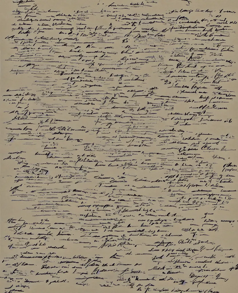 Image similar to a painting of lots of words in a hand written letter by a soldier in el alamein battle, wwii, black and white, bauhaus