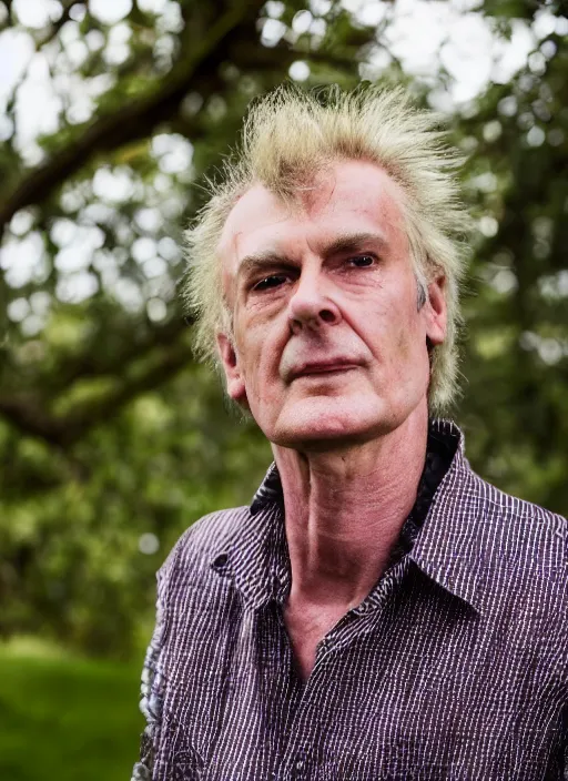 Prompt: DSLR photo portrait still of 64 year old age 64 Sid Vicious at age 64!!!, 85mm f1.8