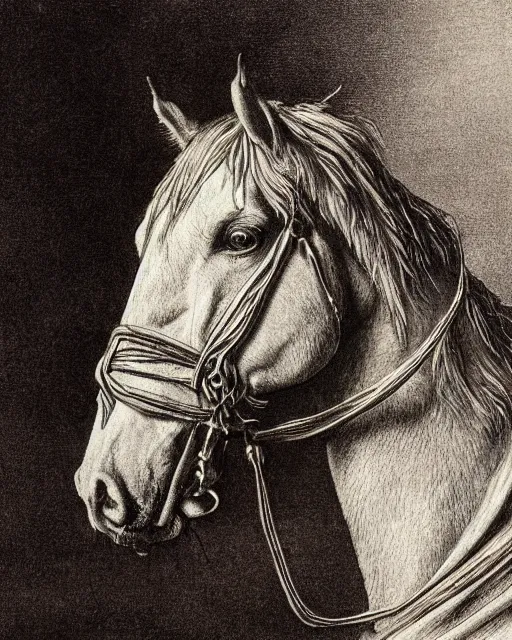 Image similar to man on horse, fine details, photorealistic, intricate complexity, extremely detailed, very sharp, in the style of albrecht durer,