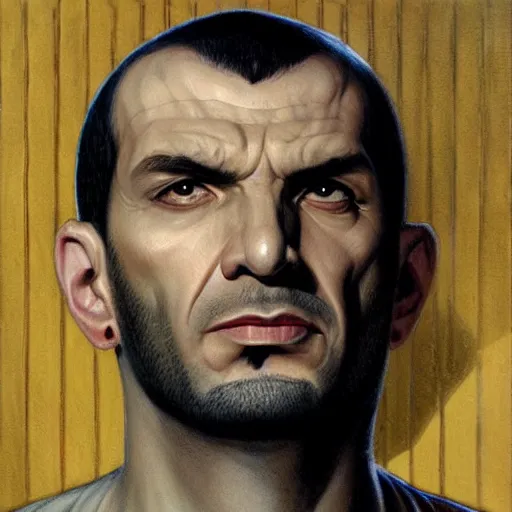 Image similar to niko bellic portrait by gerald brom