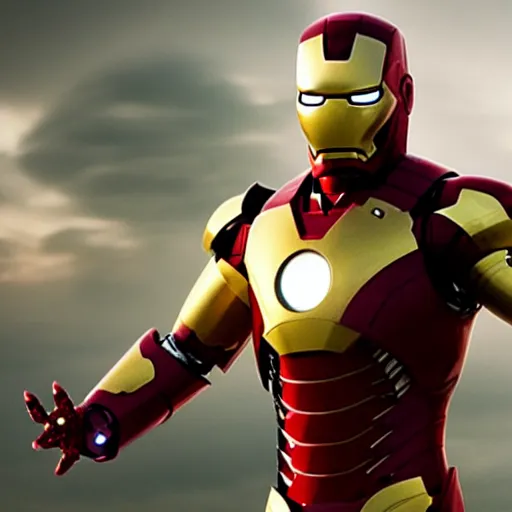Prompt: film still of michael jackson as Iron Man, cinematic-shot, 4k