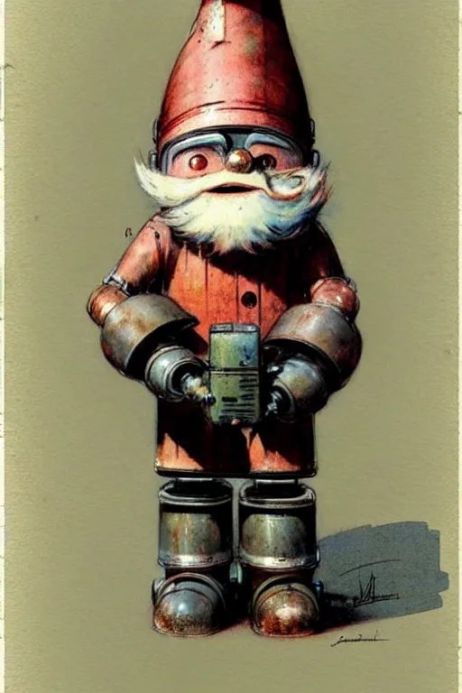 Image similar to ( ( ( ( ( 1 9 5 0 s robot knome. muted colors. ) ) ) ) ) by jean - baptiste monge!!!!!!!!!!!!!!!!!!!!!!!!!!!!!!