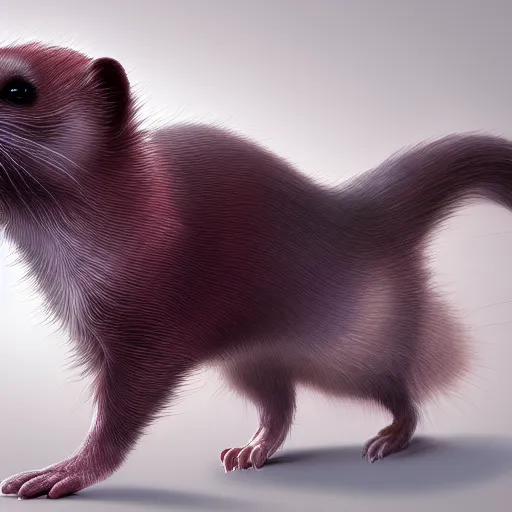 Image similar to A ferret is Thanos, hyperdetailed, artstation, cgsociety, 8k