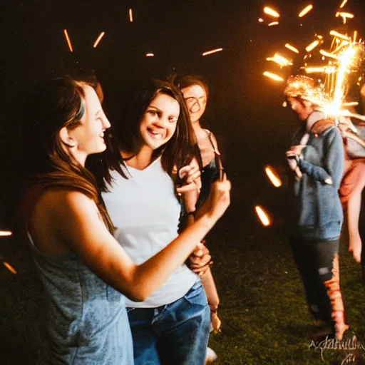Prompt: when great friends meet for the first time, sparks fly