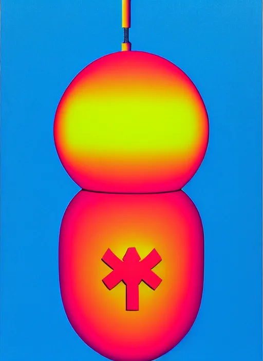 Image similar to grenade by shusei nagaoka, kaws, david rudnick, airbrush on canvas, pastell colours, cell shaded, 8 k