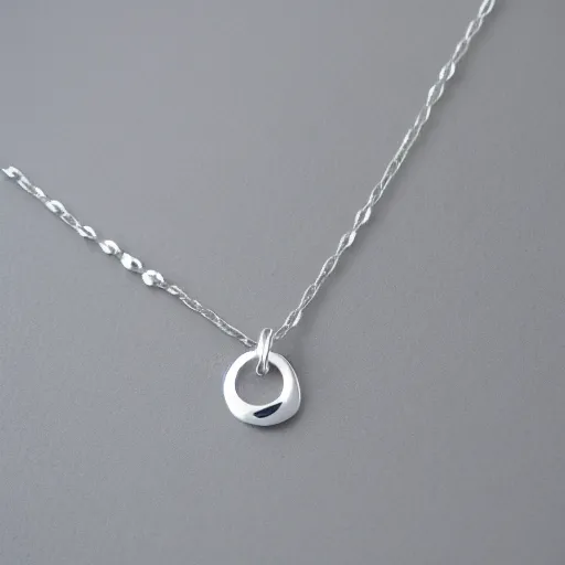 Image similar to sterling silver necklace, photo