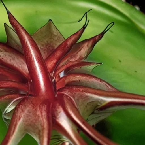 Image similar to a new species of carnivorous plant