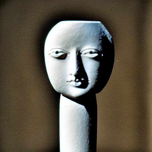 Image similar to ” sculpture by roland boren, photo kodak lens, depth of field ”