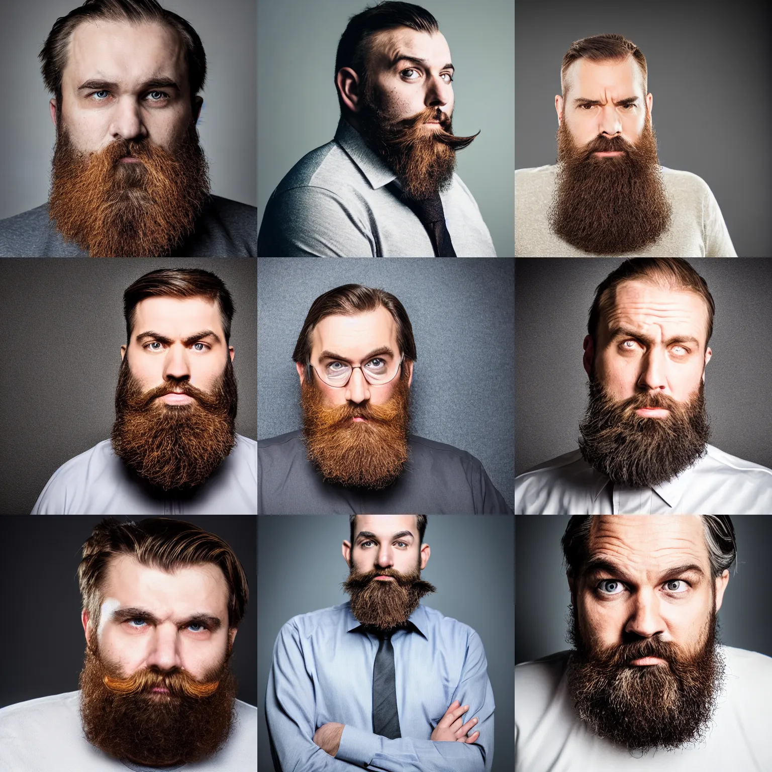 a bearded man, raised eyebrow, skeptical expression, | Stable Diffusion ...