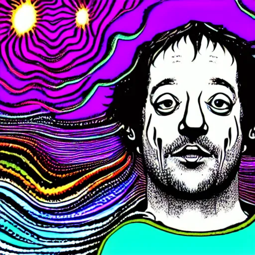 Prompt: ween, psychedelic