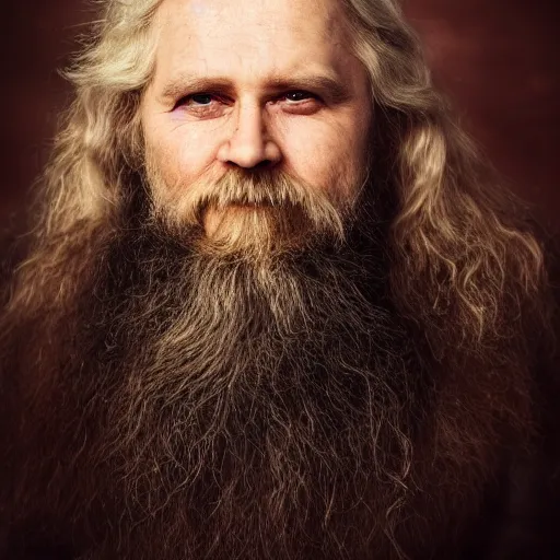 Prompt: Beautiful Portrait Photograph of Odin