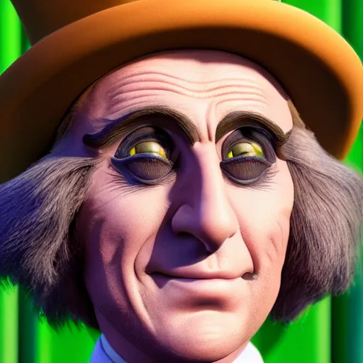 Prompt: ultra detailed Willy Wonka face closeup, highly detailed, sharp focus, octane render, ultra detailed face