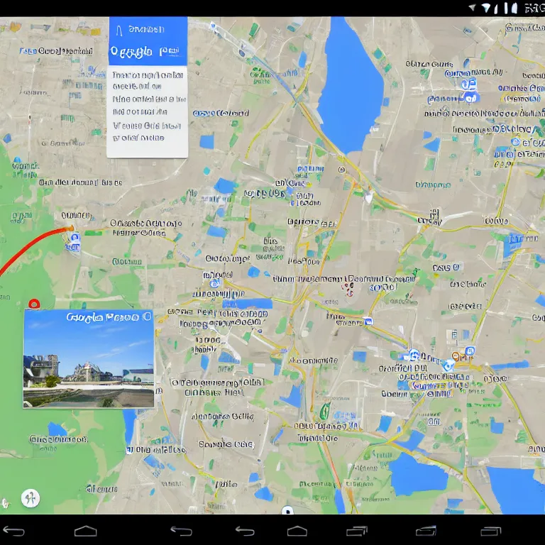 Image similar to google maps screenshot